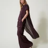Pantalon Cargo En Satin
