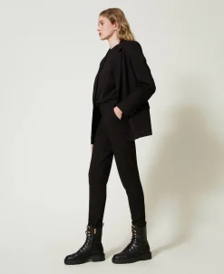 Pantalon Cigarette Avec élastique