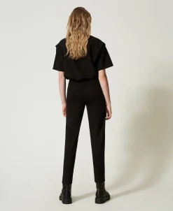 Pantalon Cigarette Avec élastique