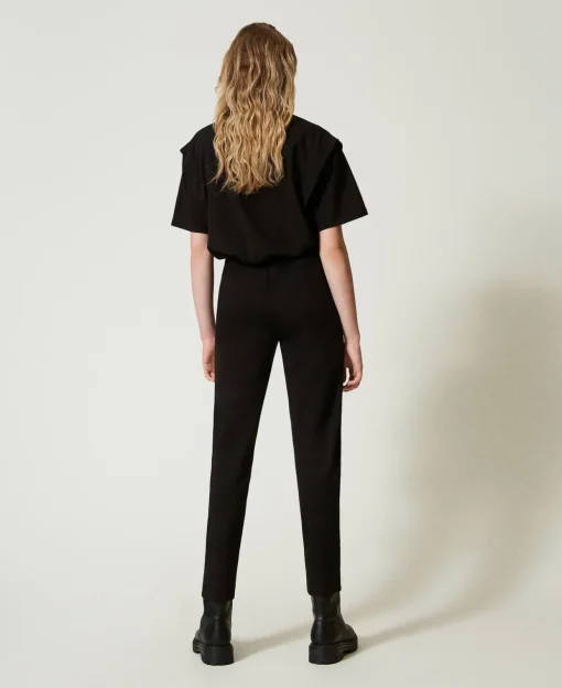 Pantalon Cigarette Avec élastique
