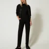 Pantalon Cigarette En Molleton