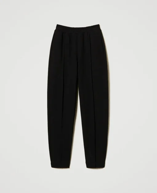 Pantalon Cigarette En Molleton