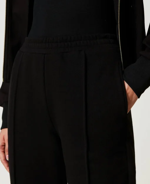 Pantalon Cigarette En Molleton