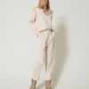 Pantalon Cigarette En Satin