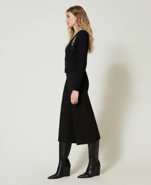 Pantalon Cropped Avec Bride Oval T