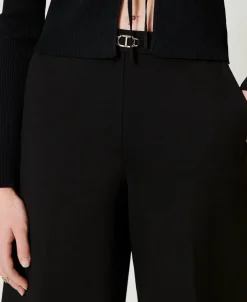 Pantalon Cropped Avec Bride Oval T