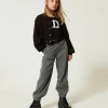 Pantalon De Jogging En Flanelle Avec Ceinture