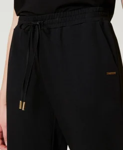 Pantalon De Jogging En Molleton Avec Satin