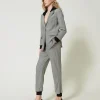 Pantalon De Jogging En Pied-de-poule