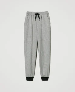 Pantalon De Jogging En Pied-de-poule