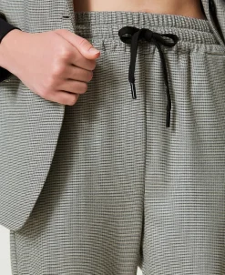 Pantalon De Jogging En Pied-de-poule