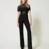 Pantalon Droit Avec Bride Oval T