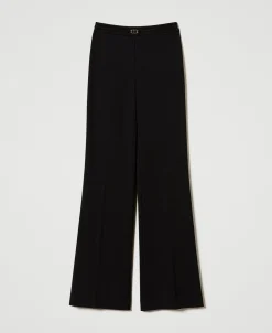 Pantalon Droit Avec Bride Oval T