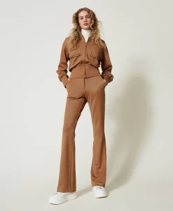 Pantalon En Scuba Jacquard