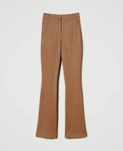 Pantalon En Scuba Jacquard