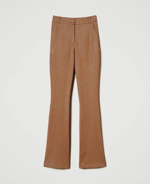 Pantalon En Scuba Jacquard