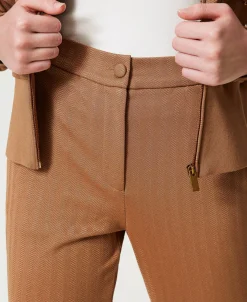 Pantalon En Scuba Jacquard