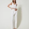 Pantalon Palazzo Avec Plis