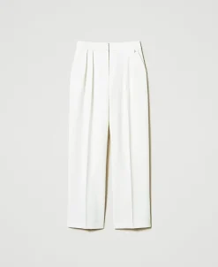 Pantalon Palazzo Avec Plis