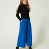 Pantalon Palazzo En Flanelle
