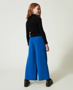 Pantalon Palazzo En Flanelle