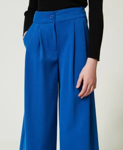 Pantalon Palazzo En Flanelle