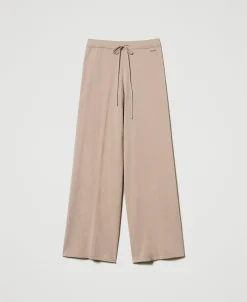 Pantalon Palazzo En Maille