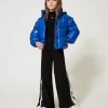 Pantalon Palazzo En Molleton Avec Logo