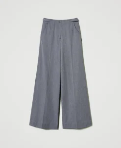 Pantalon Palazzo MYFO Avec Broderie