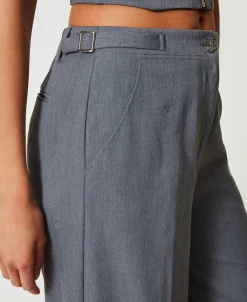 Pantalon Palazzo MYFO Avec Broderie