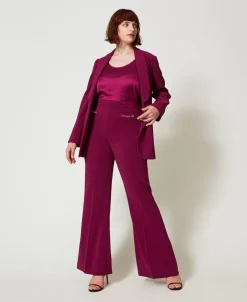 Pantalon évasé Avec Chaîne Oval T
