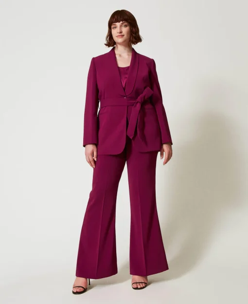 Pantalon évasé Avec Chaîne Oval T