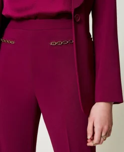 Pantalon évasé Avec Chaîne Oval T