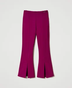 Pantalon évasé Avec Fente
