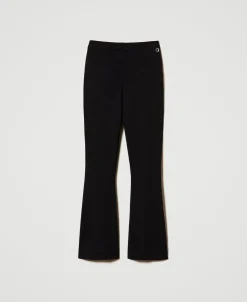 Pantalon évasé En Maille