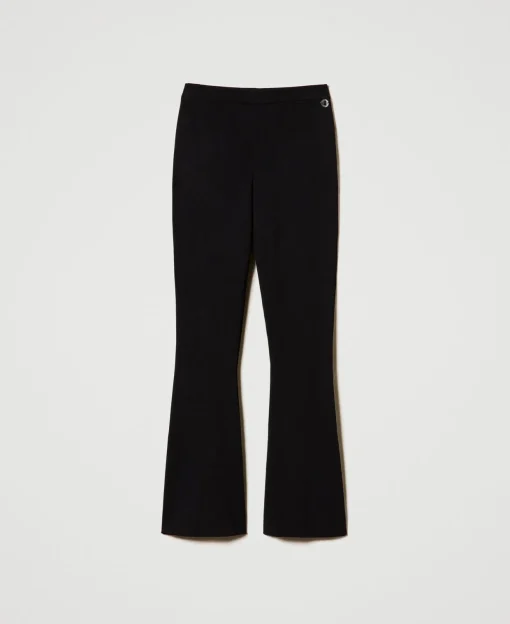 Pantalon évasé En Maille