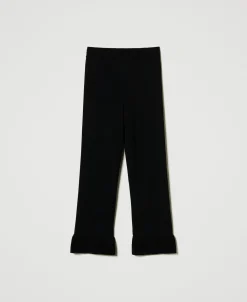 Pantalon évasé En Maille