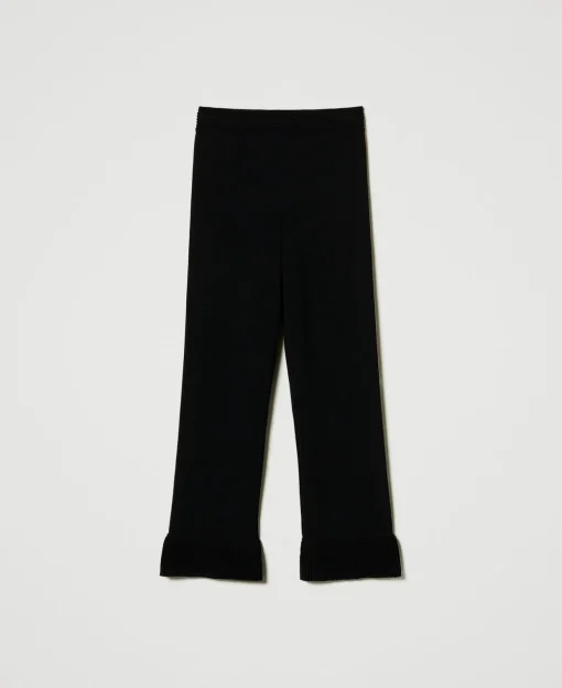 Pantalon évasé En Maille