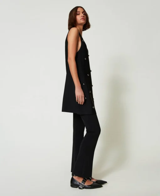 Pantalon évasé En Maille