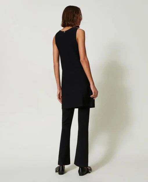 Pantalon évasé En Maille