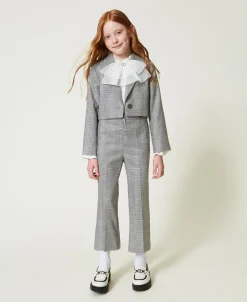 Pantalon évasé En Prince De Galles