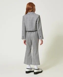 Pantalon évasé En Prince De Galles