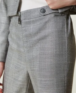 Pantalon évasé En Prince De Galles