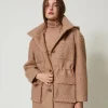 Parka En Drap Froncé
