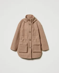 Parka En Drap Froncé