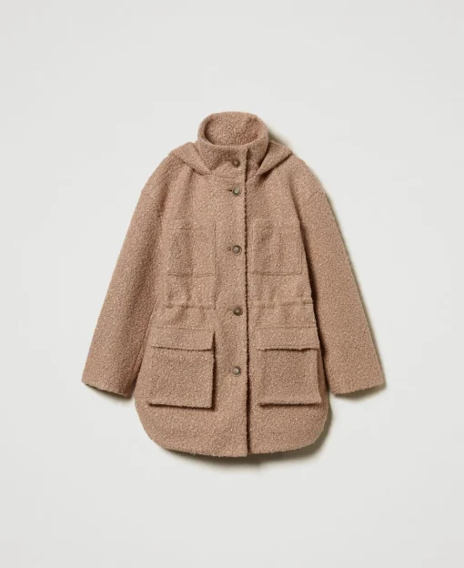 Parka En Drap Froncé