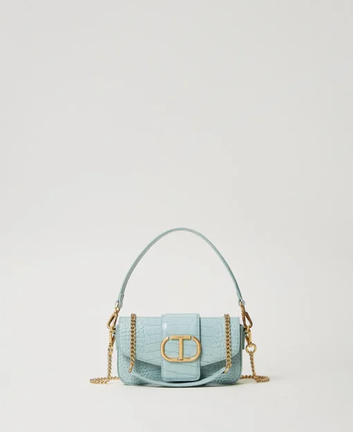 Petit Sac à Bandoulière «Amie» Avec Imprimé Croco