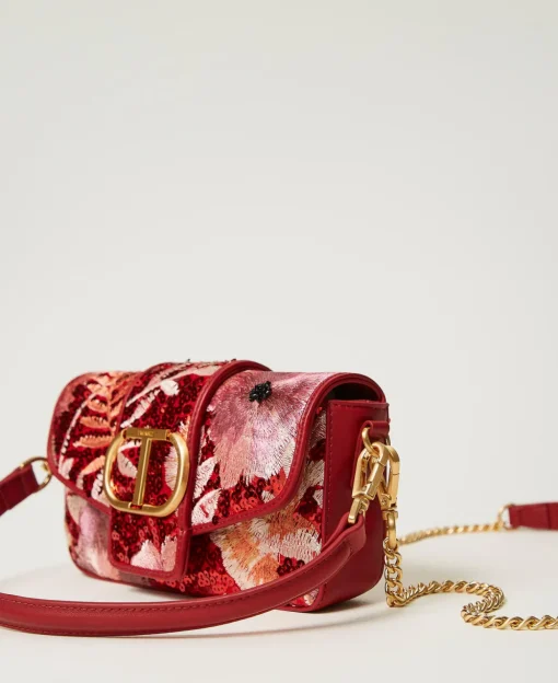 Petit Sac à Bandoulière «Amie» Avec Broderie