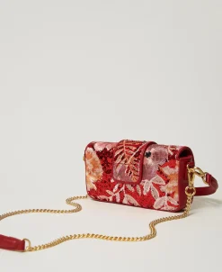Petit Sac à Bandoulière «Amie» Avec Broderie