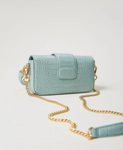 Petit Sac à Bandoulière «Amie» Avec Imprimé Croco
